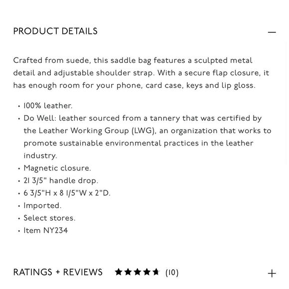 NWT Madewell Dakota Sddle Crossbody Bag - Picture 4 of 9